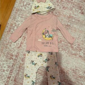 Minnie Mouse Outfit 6-9 Mo